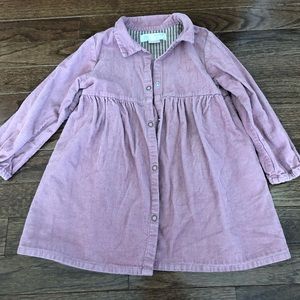 Zara baby corduroy dress. 18-24 months. Light pink